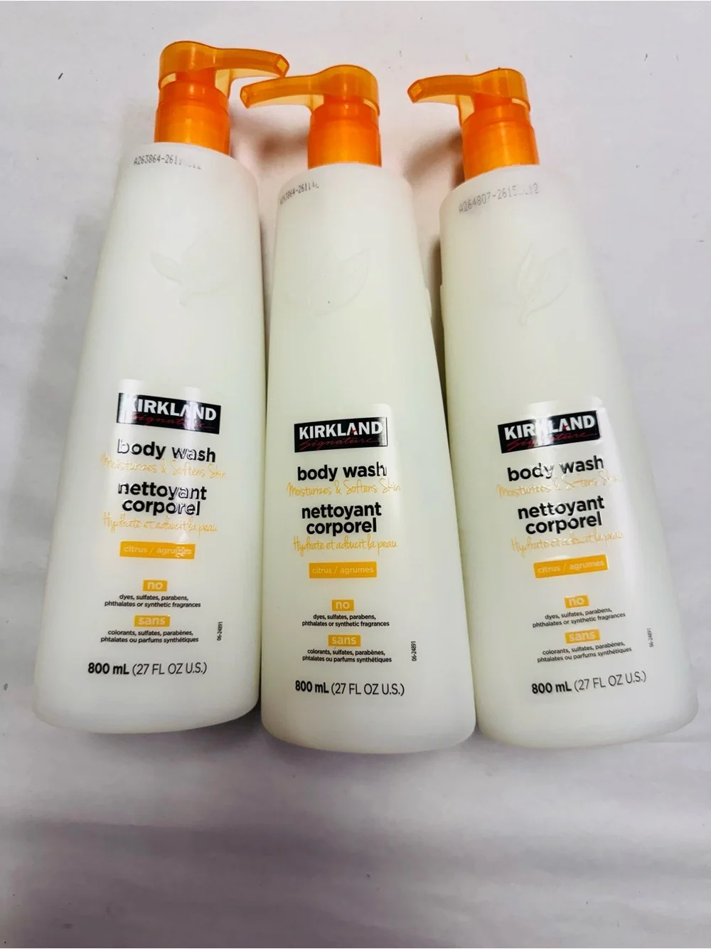 Kirkland Signature Citrus Body Wash (3 Pack)